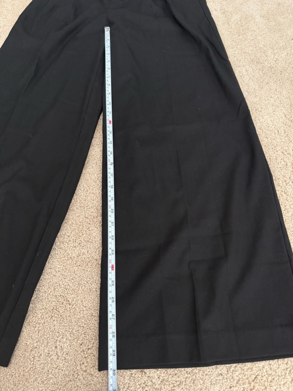 The Harlow Superwide-Leg Trouser in Brushed Twill - Picture 8 of 9